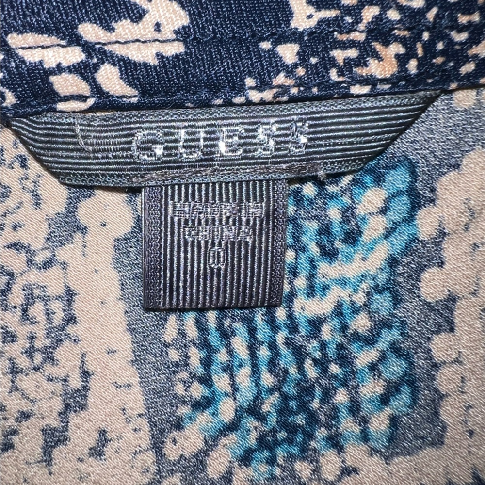 Guess One Shoulder Python Print Naughty Night Mul… - image 3